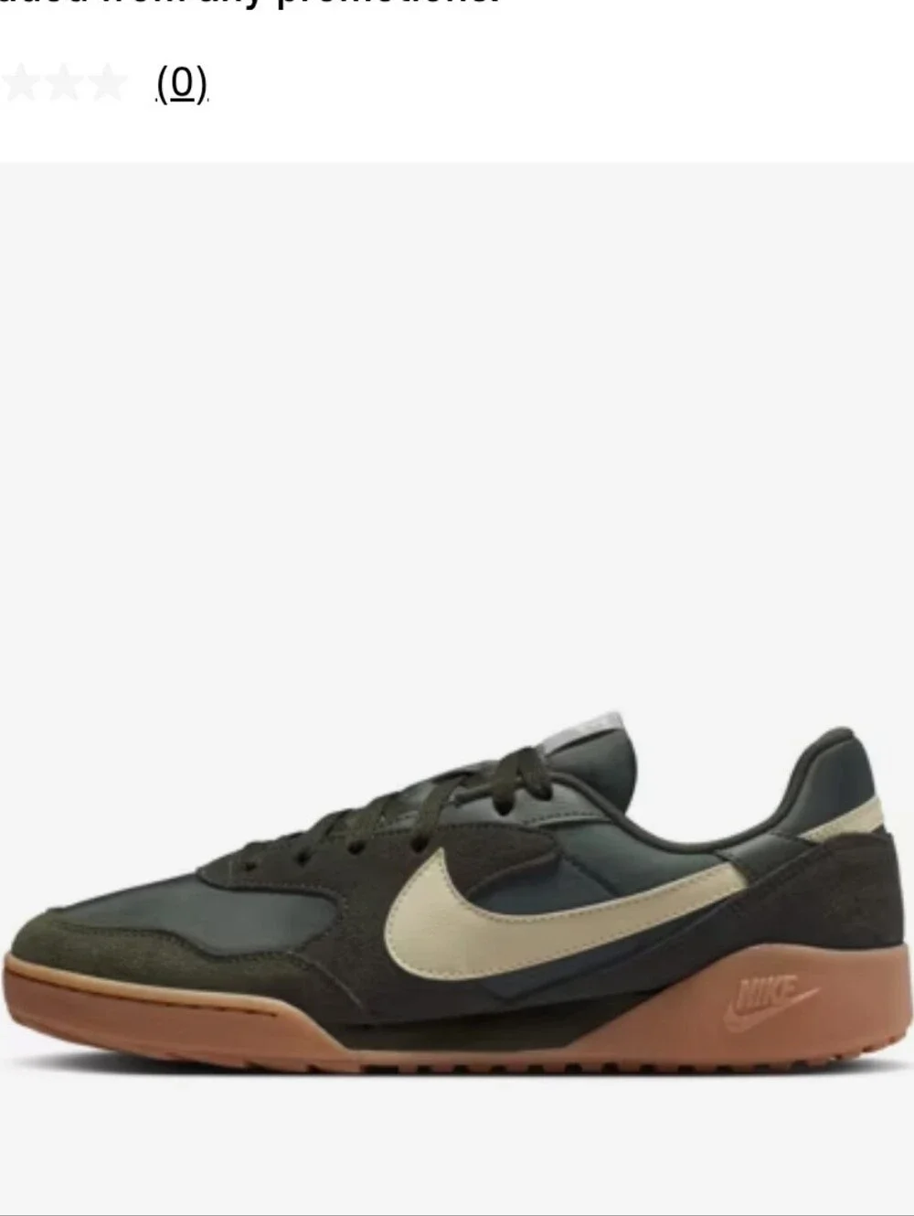Nike Men’s Dark Green Suede Low-Top Sneakers